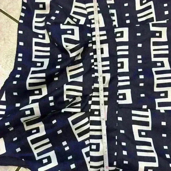 Lucky Ducky One Shoulder Navy and White Dress Size Small - Picture 4 of 6